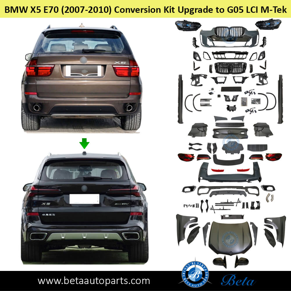 BMW X5 E70 (2007-2010), Body Kit Conversion Upgrade to G05 LCI M-Tek Look, China BMW X5 E70 (2007-2010), Body Kit Conversion Upgrade to G05 LCI M-Tek Look, China
